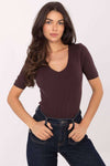 Short sleeve sweater model 217607 Factory Price