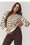 Cardigan model 220765 Makadamia