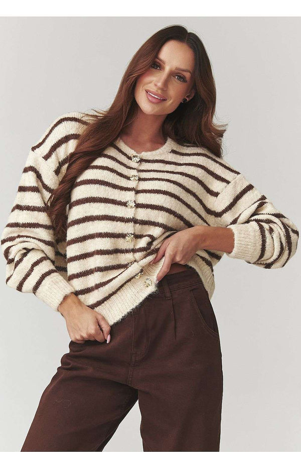 Cardigan model 220765 Makadamia