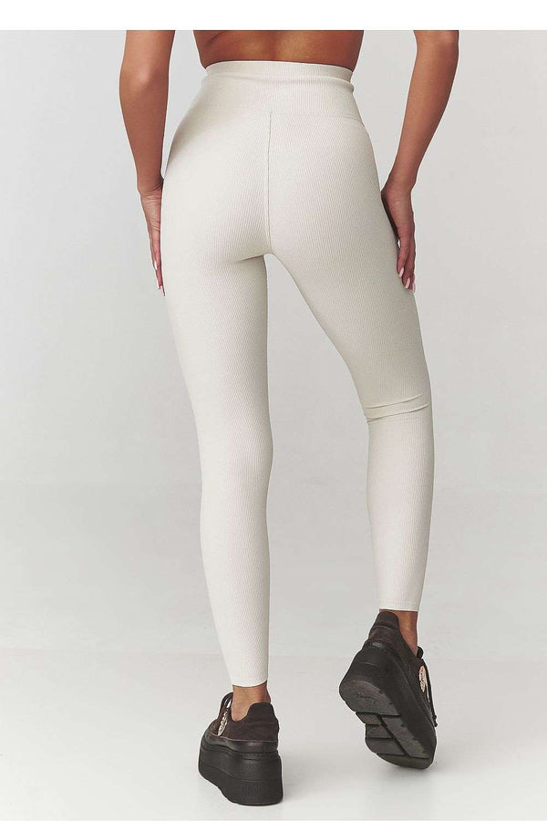 Long leggings model 220766 Makadamia