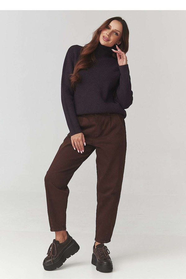 Turtleneck model 220773 Makadamia