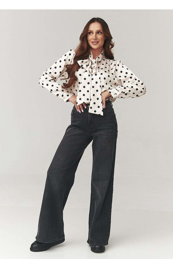 Long sleeve shirt model 220782 Makadamia