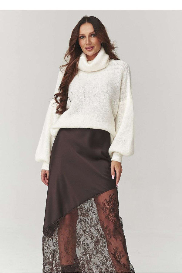 Skirt model 220785 Makadamia