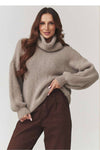 Turtleneck model 220795 Makadamia