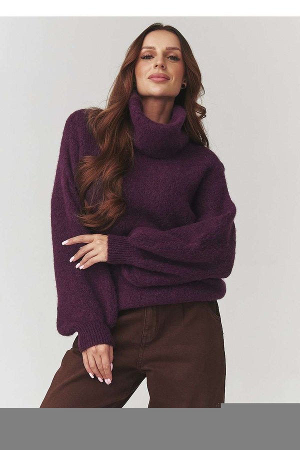 Turtleneck model 220797 Makadamia