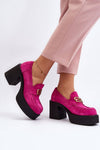 Heeled low shoes