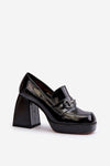 Heeled low shoes