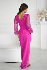 Long dress model 199012 Bicotone