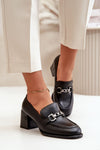 Heeled low shoes
