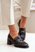 Heeled low shoes
