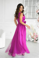 Long dress model 199325 Bicotone