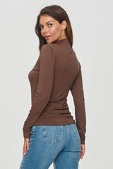 Blouse model 200138 Makadamia