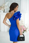 Short dress model 202385 Bicotone