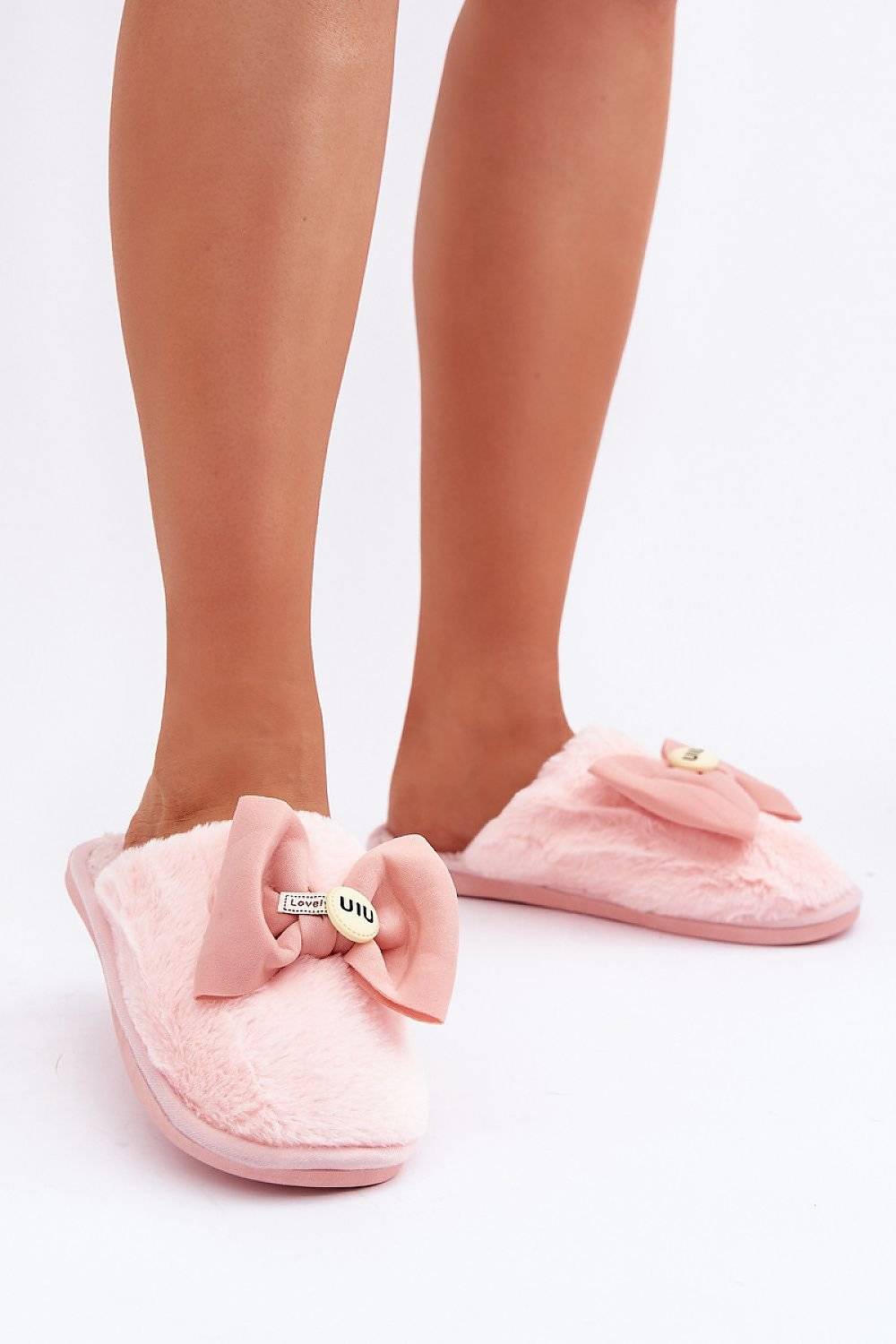 Comfortable Women's Warm Slippers with Cute Bow