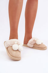 Comfortable Women's Slippers with Fur Lining
