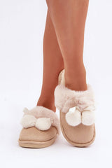 Comfortable Women's Slippers with Fur Lining