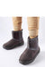 Bottes de neige violettes pour femmes, alliant confort et style