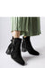 Black Ankle Boots for Winter - Durable and Stylish Footwear
