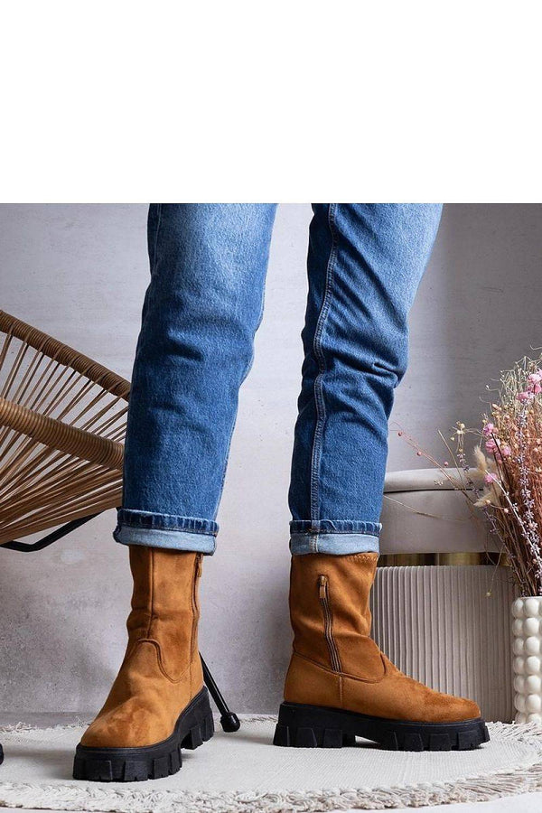 Shop Trendy Brown Platform Ankle Boots for Autumn