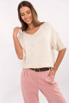 Short sleeve sweater model 206714 Italy Moda
