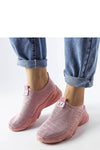 Women's Pink Slip-On Sport Shoes for Summer