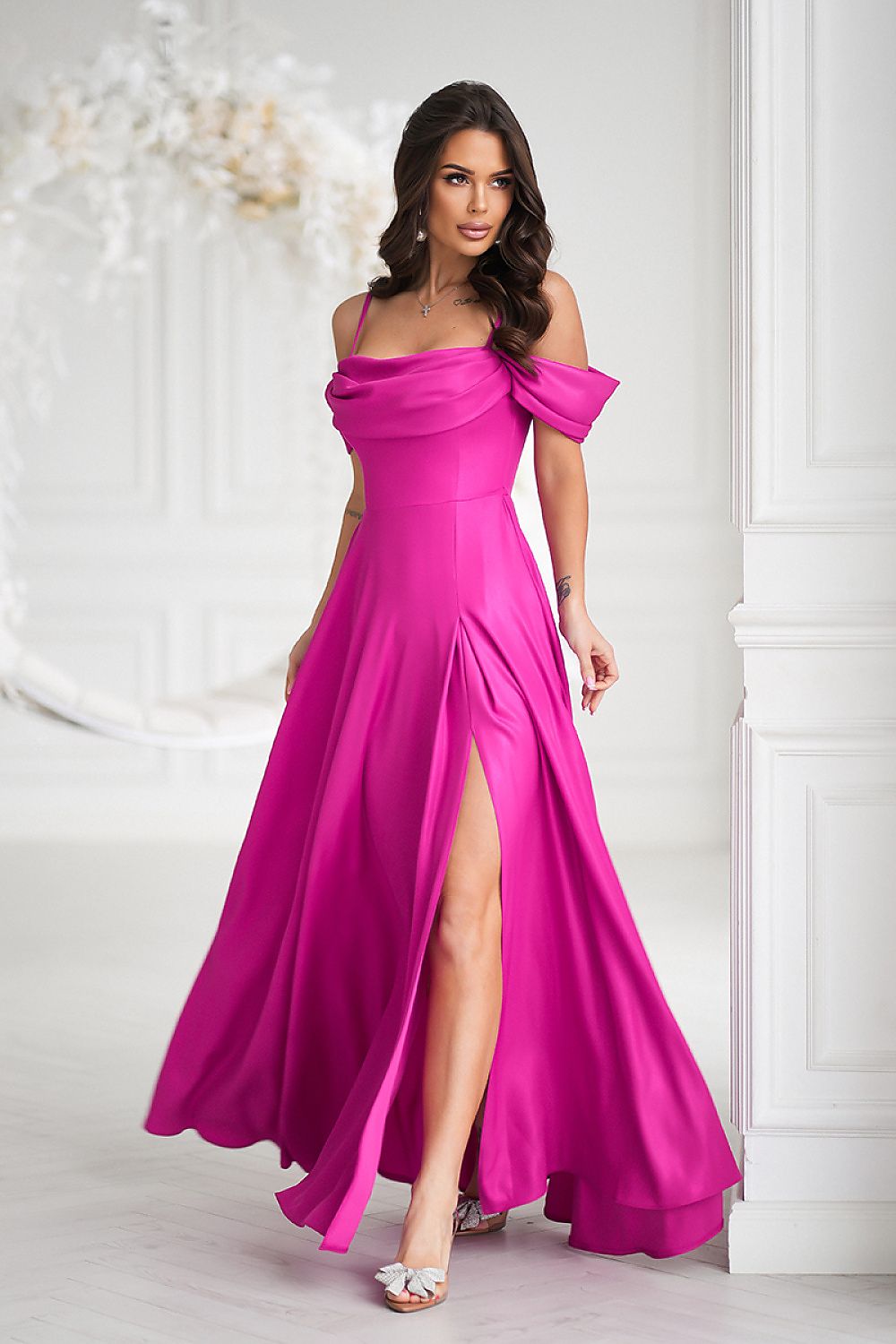 Long dress model 208195 Bicotone