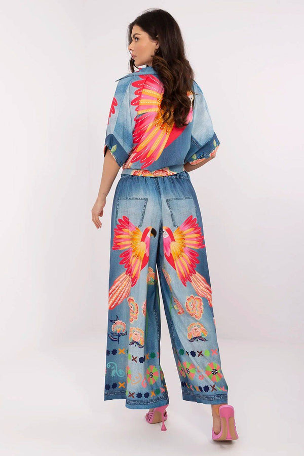 Women trousers model 210030 Italy Moda