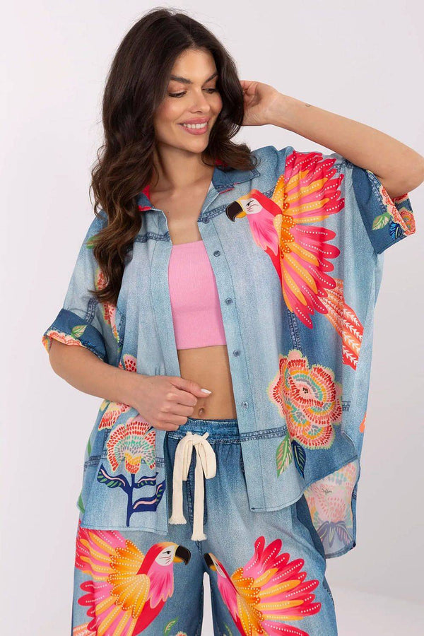 Short sleeve shirt model 210033 Italy Moda