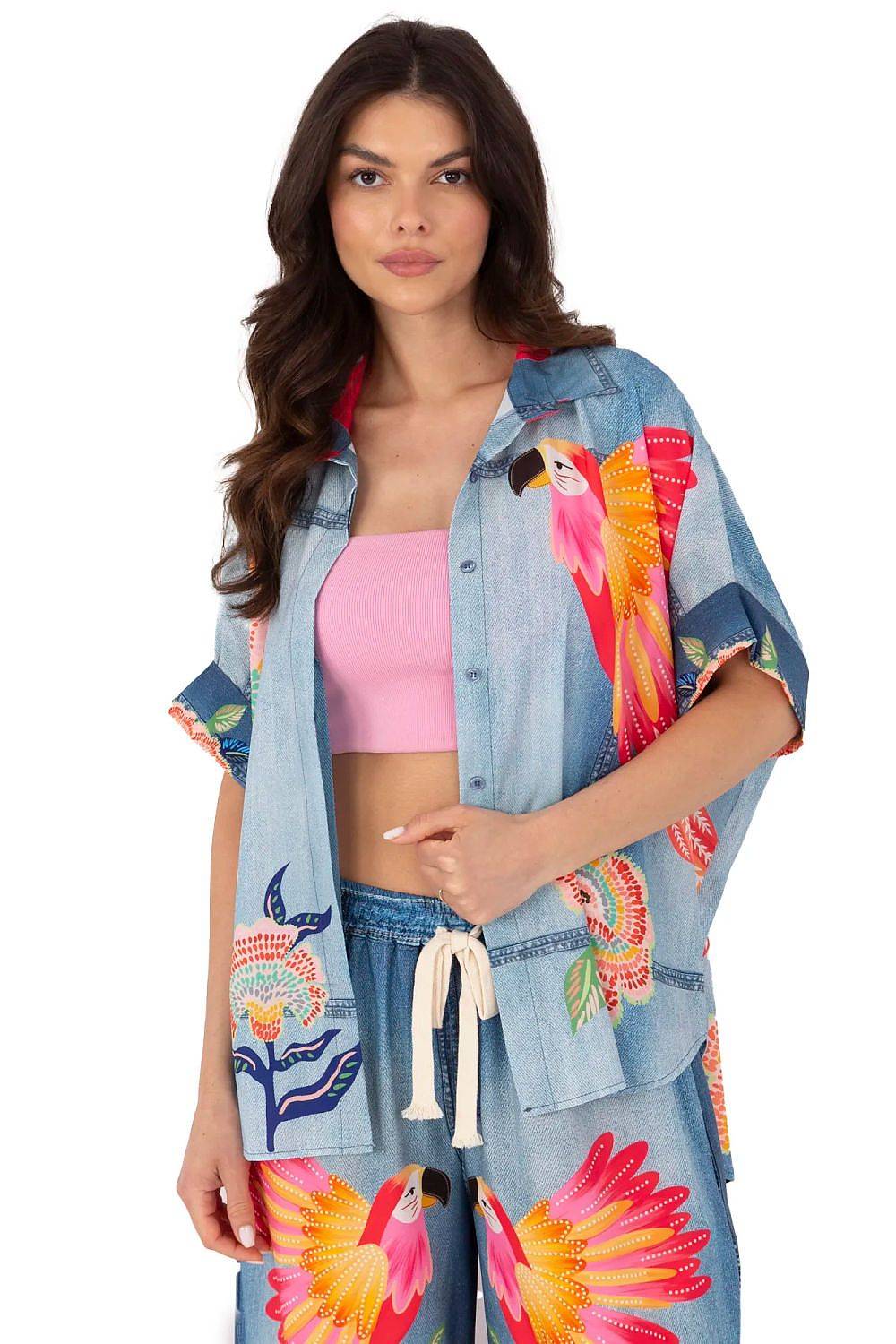 Short sleeve shirt model 210033 Italy Moda