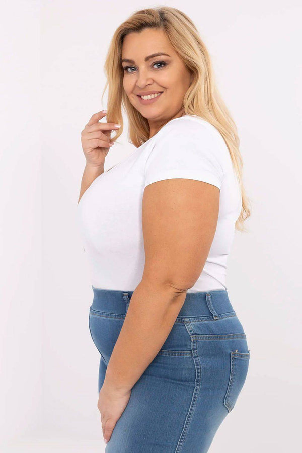 Plus size T-shirt model 211765 Relevance