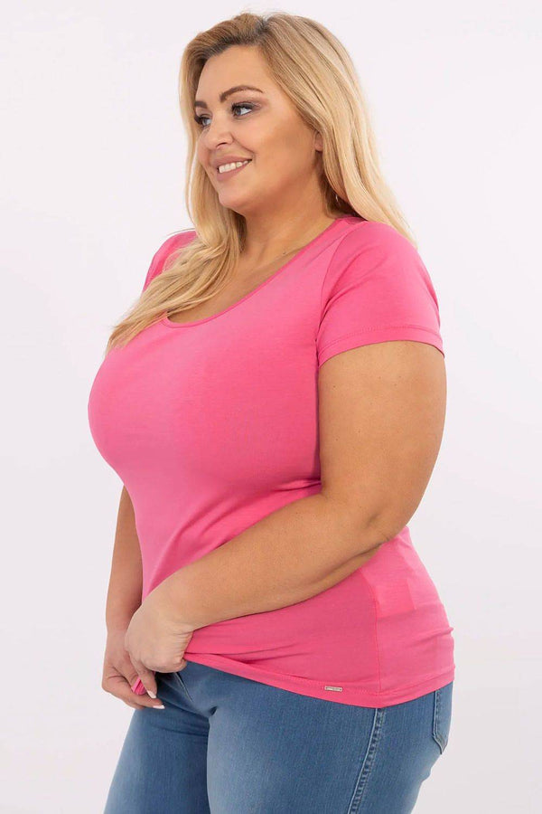 Plus size T-shirt model 211768 Relevance