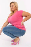 Plus size T-shirt model 211768 Relevance