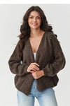 Cardigan model 217364 Makadamia