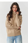 Turtleneck model 217392 Makadamia