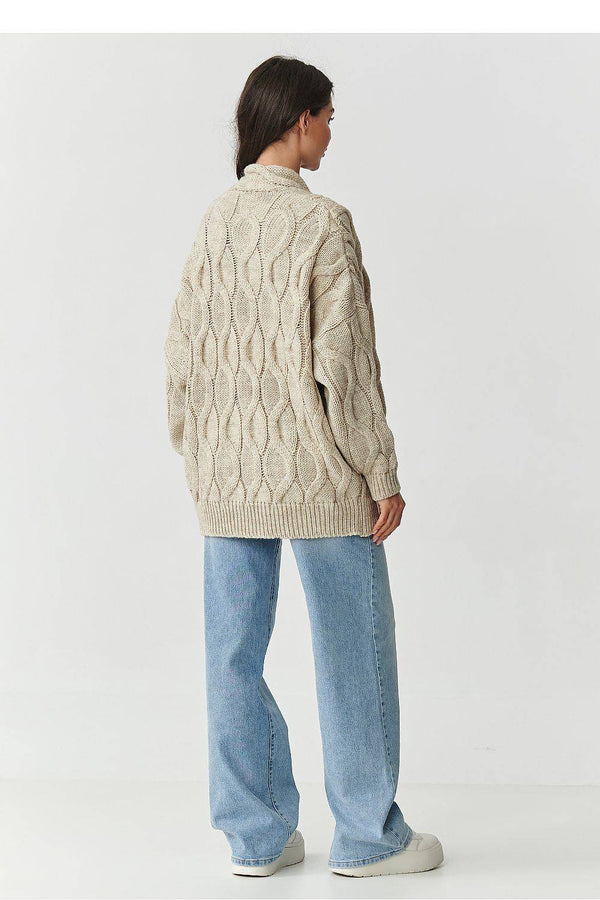 Cardigan model 217409 Makadamia