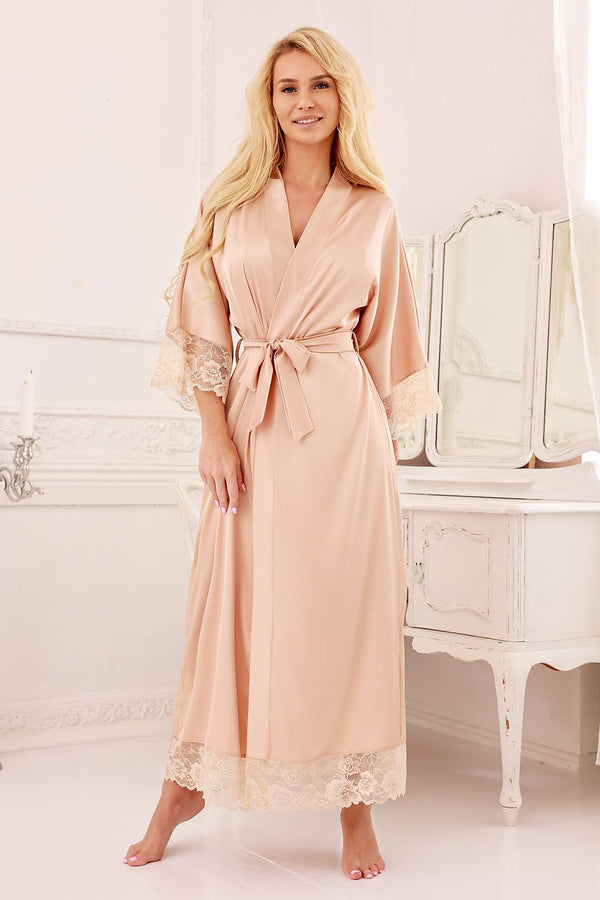 Long bathrobe model 218049 Kalimo