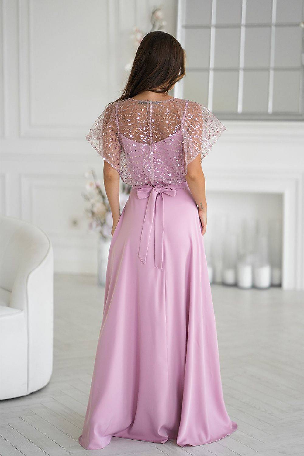 Long dress model 219690 Bicotone