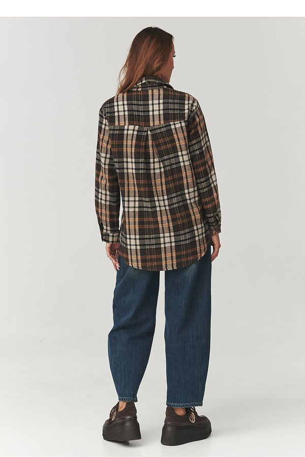 Long sleeve shirt model 219733 Makadamia