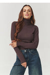 Turtleneck model 219742 Makadamia