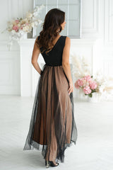 Long dress model 220095 Bicotone