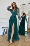 Long dress model 220099 Bicotone