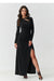 Long dress model 220425 Makadamia