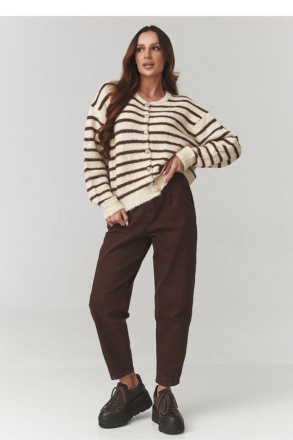 Cardigan model 220765 Makadamia