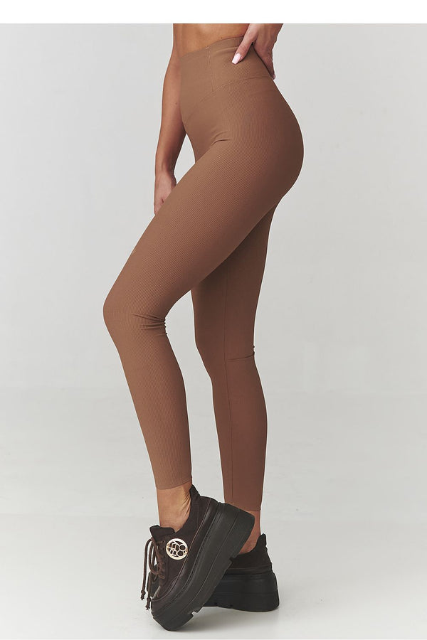 Long leggings model 220768 Makadamia