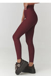 Long leggings model 220769 Makadamia