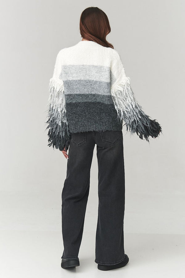 Cardigan model 220770 Makadamia