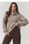 Turtleneck model 220795 Makadamia