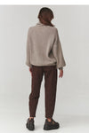 Turtleneck model 220795 Makadamia