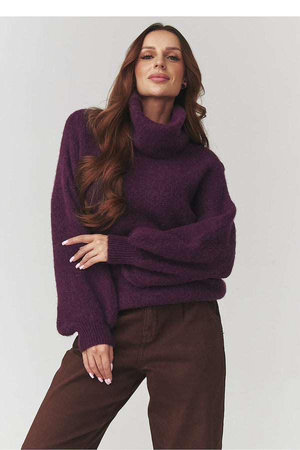 Turtleneck model 220797 Makadamia
