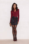 Short skirt model 220896 Roco Fashion